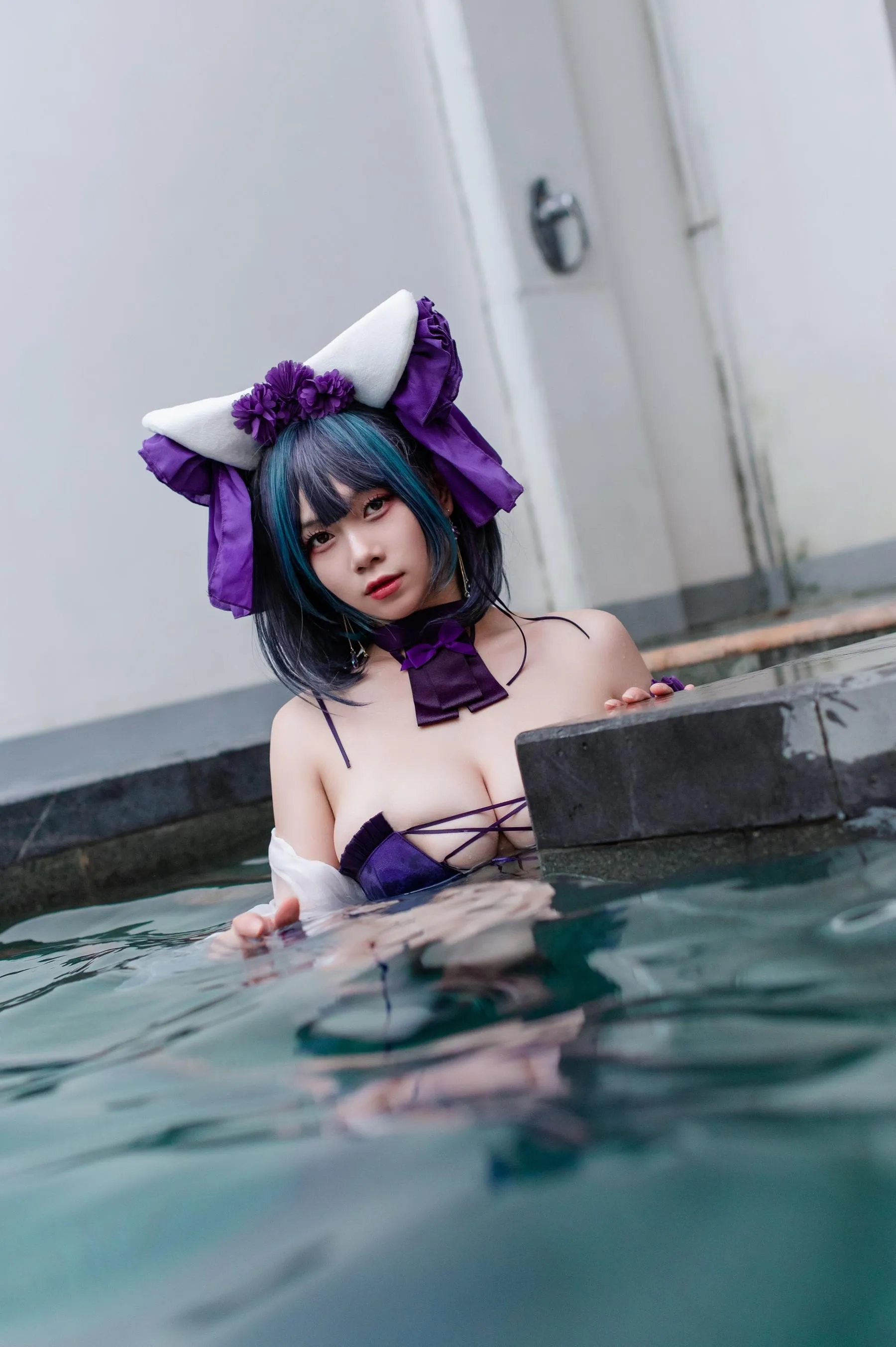 末夜787 – NO.14 舰长 柴郡泳装 [32P]插图4
